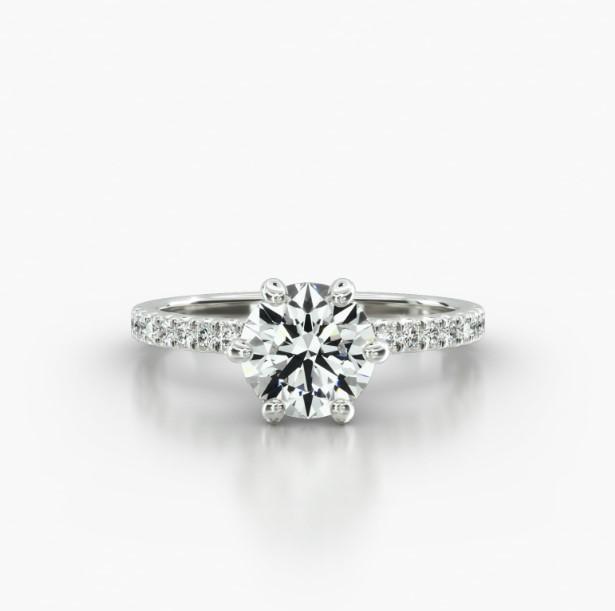 MACRO PAVE SIX PRONG-A