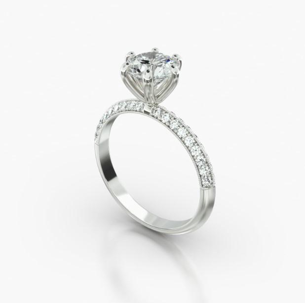 KNIFE PAVE SIX PRONG-B