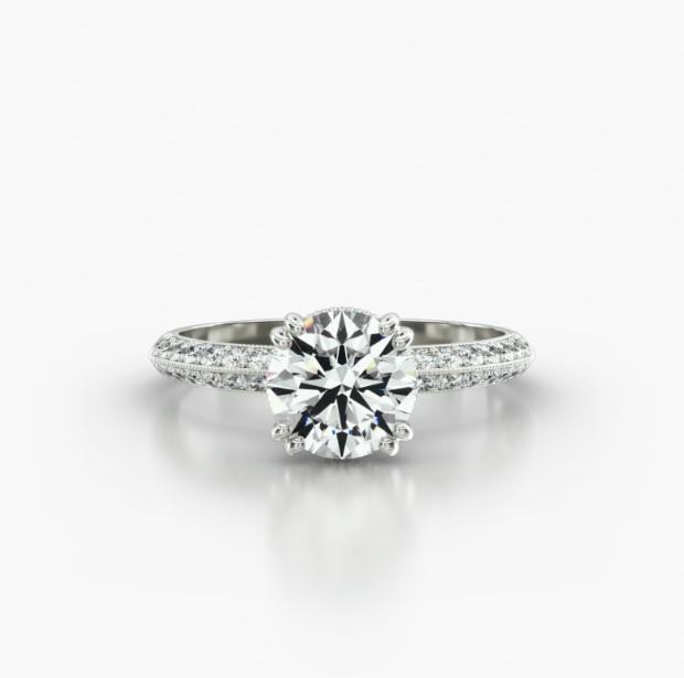 KNIFE PAVE VINTAGE BASKET-A