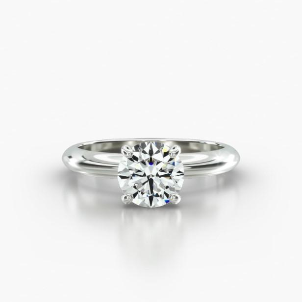 ROUND KNIFE SOLITAIRE CLASSIC BASKET-A