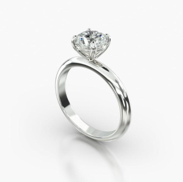 ROUND KNIFE SOLITAIRE CLASSIC BASKET-B