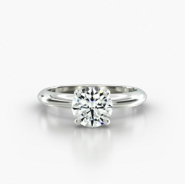 ROUND KNIFE SOLITAIRE SURPRISE DIAMOND-A