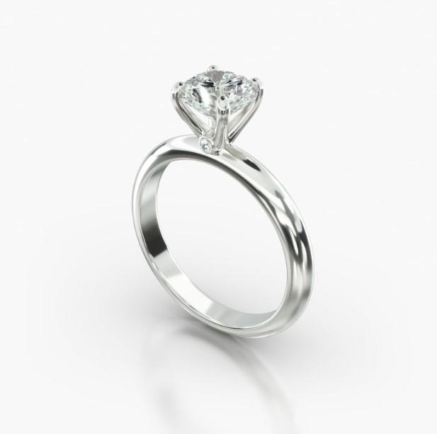 ROUND KNIFE SOLITAIRE SURPRISE DIAMOND-B