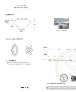 เพชรแท้ Lab Grown Diamond 2.01 กะรัต น้ำ 98 เกรด VS2 EX EX N พร้อมเซอร์ IGI (1CER2173)